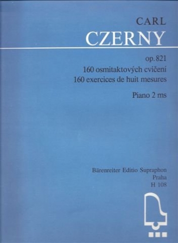 CZERNY CARL op.821 160 osmitaktových cvičení